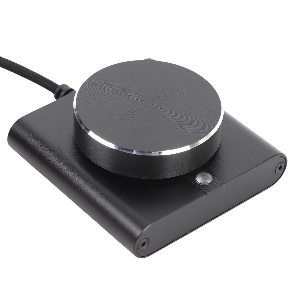 USB Volume Control Knob for PC External Media Adjustment Controller with 1 Key Mute Function Plug and Play Support for