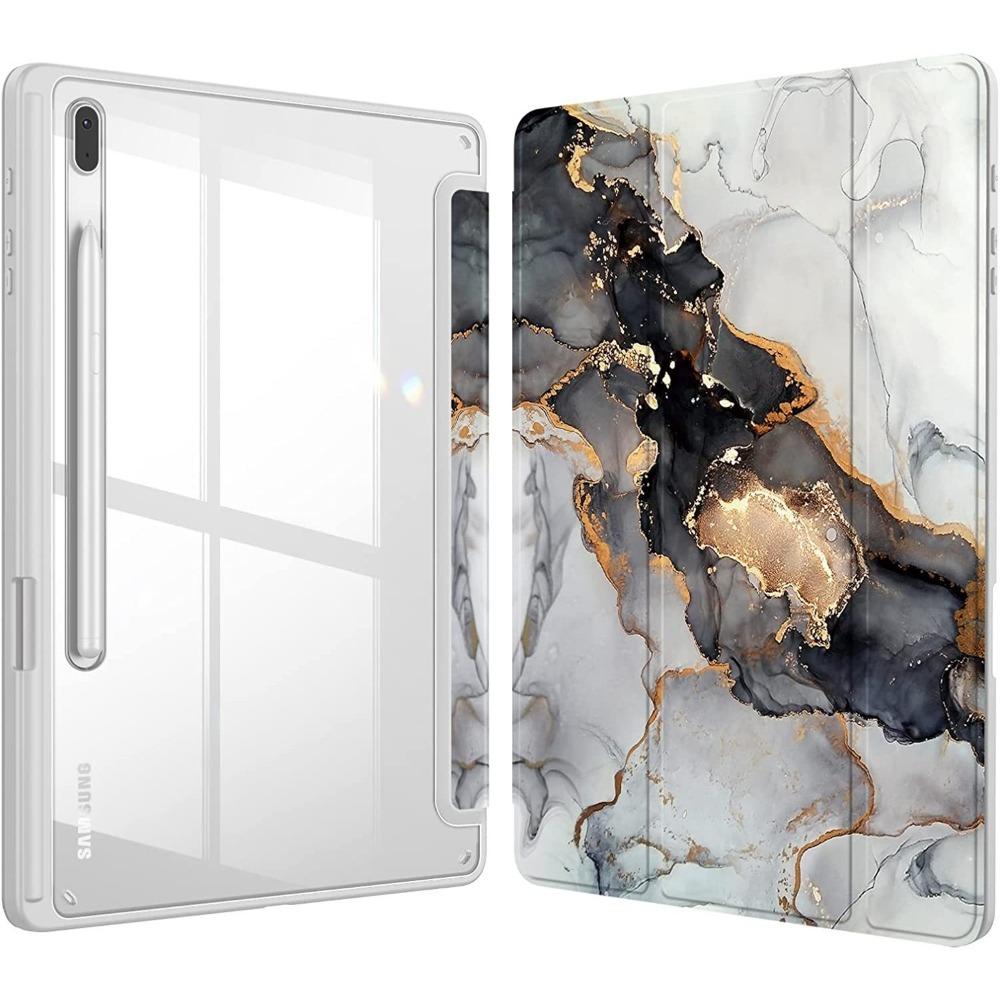 For Samsung Galaxy Tab S9FE S10FE Plus 11 tommer Deksel Akryl Anti-bøy med S Pen-spor