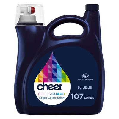 Concentrated Liquid Laundry Detergent HE Compatible 107 Loads Color Safe Fresh Scent Fights Fading Pilling Easy Pour 154 Fl Oz