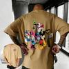 Tricou de vară 2026 cu tematică Mickey Mouse Disney pentru bărbați, modă stradală, 100% bumbac pur, cu mânecă scurtă, casual, larg, respirabil, top