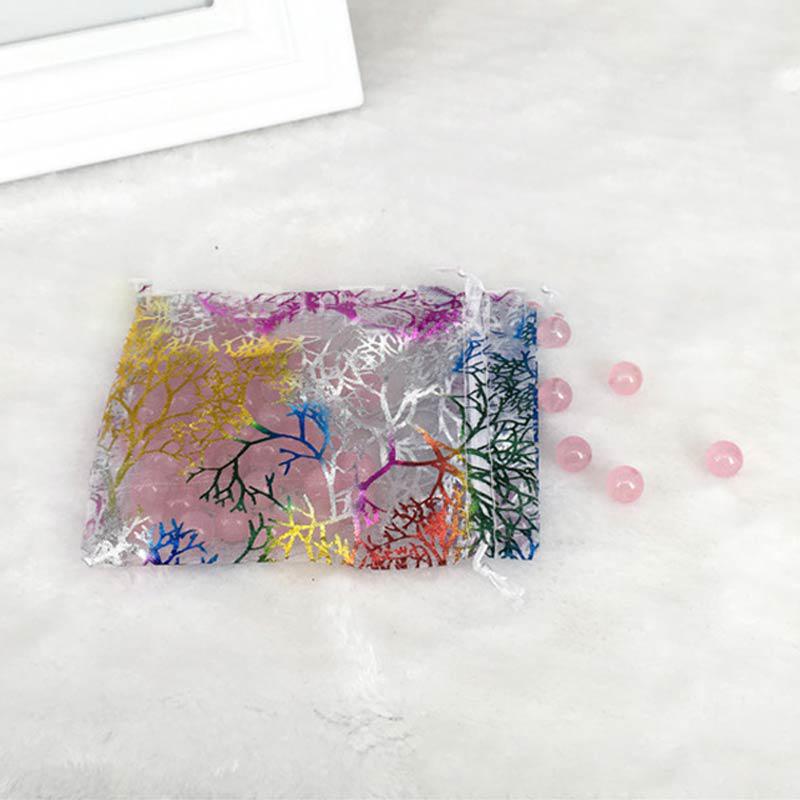 Bags Wedding Gift Coralline Pouch Jewelry Party Sheer Organza 25/50/100 Favor Unique