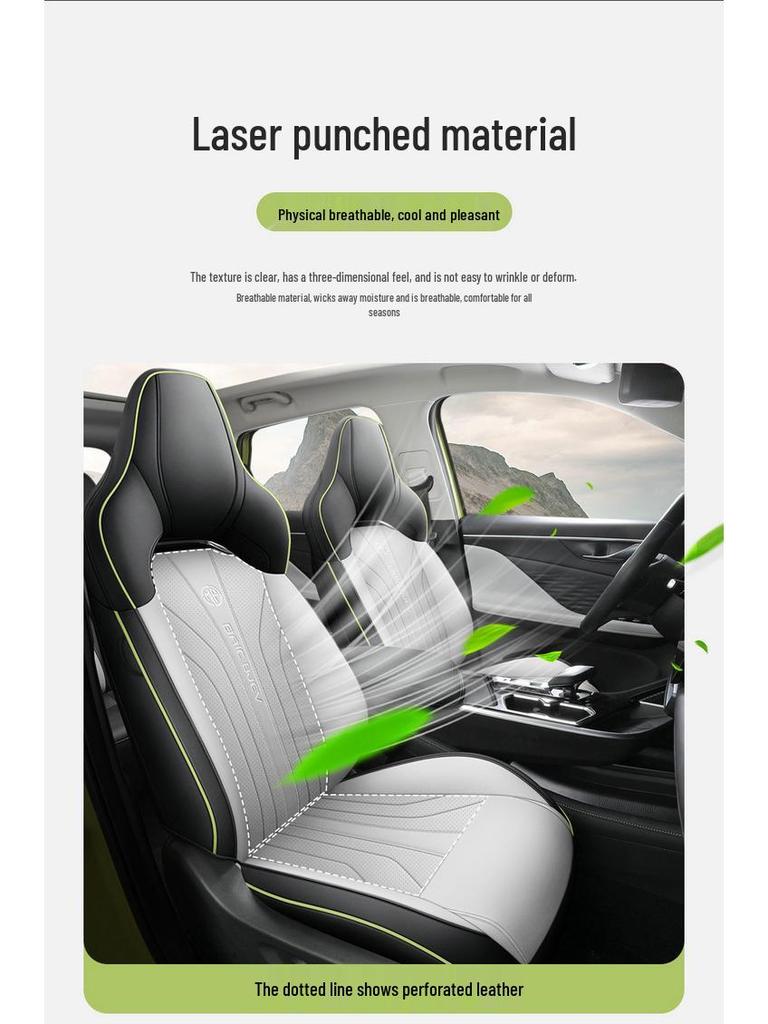 Beijing Cube 5-Seat SUV Seat Cushion - All-Season, Custom-Fit for 22 Models