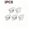 1-5Pcs Metal USB Type C Dust Plug For iPhone 18 17 16 Pro Max Mobile Phone Type-C Charging Port Protector Cover Cap Stopper2