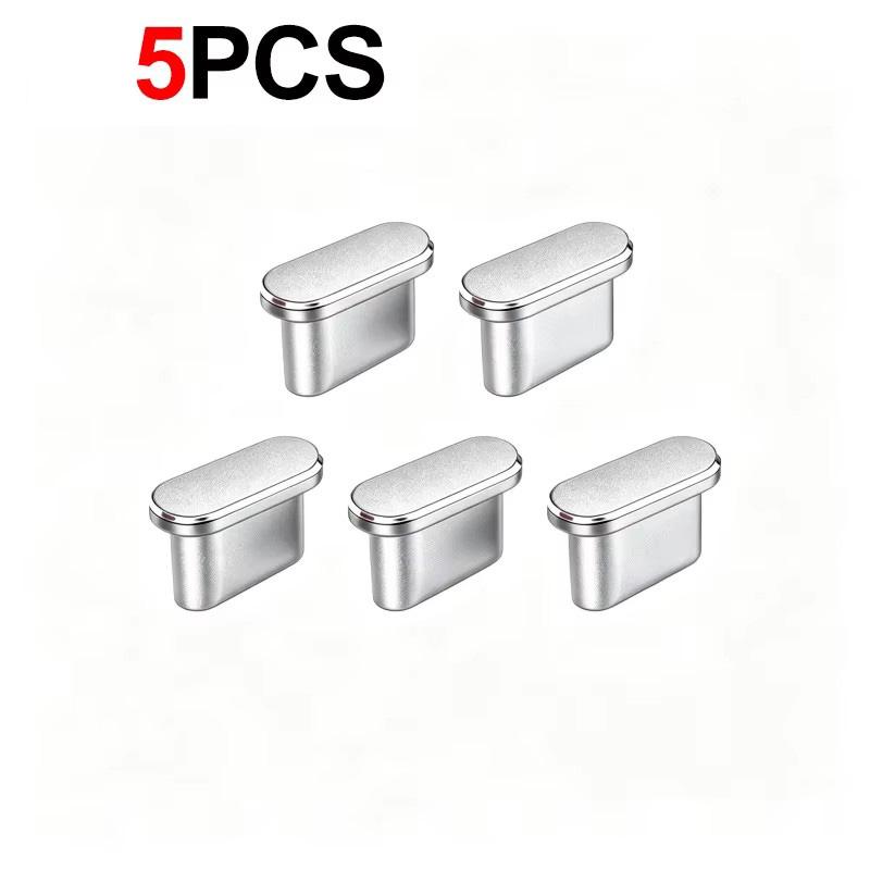 1-5Pcs Metal USB Type C Dust Plug For iPhone 18 17 16 Pro Max Mobile Phone Type-C Charging Port Protector Cover Cap Stopper2