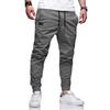 2024 Men's Solid Color Drawstring Cargo Joggers - Trendy Long Casual Pants