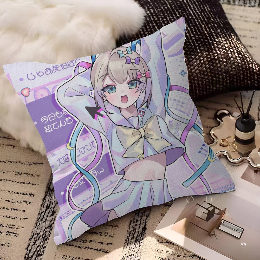 Needy Girl Overdose Spiel Kissenbezug Auto Wurfkissenbezug für Sofa Auto Weihnachtsgeschenk 40x40cm 45x45cm