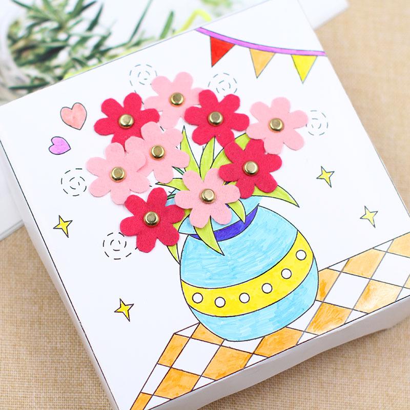 8x17mm Two-Legged Round Colored Rivets for Children's DIY Crafts