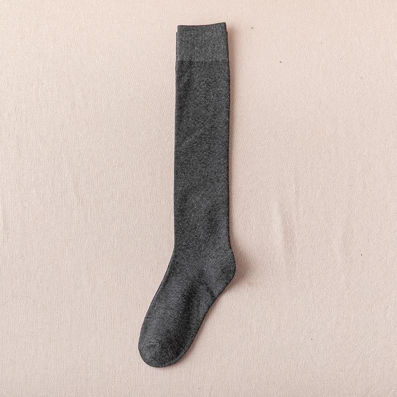 

Жіночі гольфи до коліна Високі шкарпетки-труби Вечірка Танці Сексуальні Довгі шкарпетки Модні шкарпетки до ікри 1 Pair темно-сірий колір