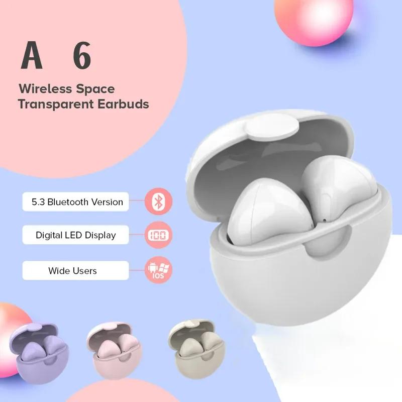 Original True Wireless Headphones with Mic Fone Bluetooth Earphones Sport Running Headset for Apple iPhone Xiaomi A6 TWS Earbuds