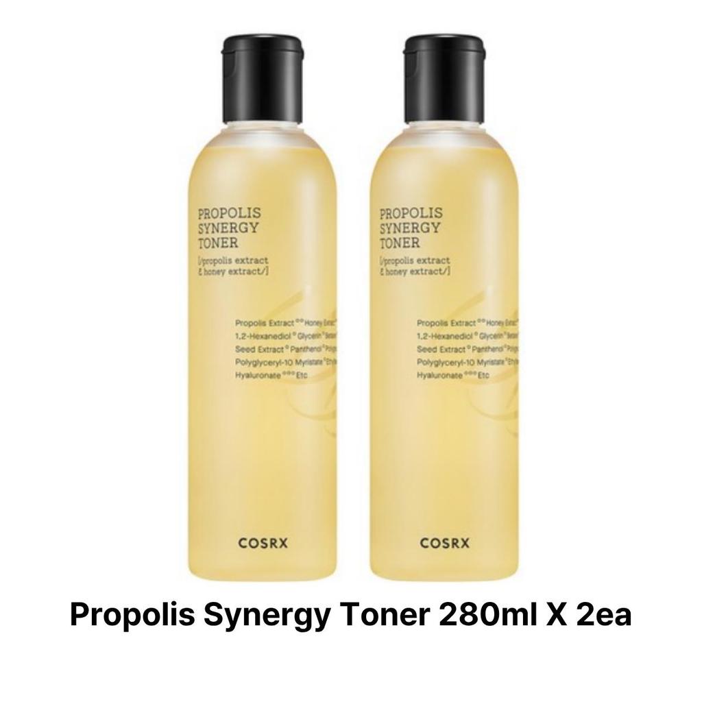 COSRX Hyaluronic Acid Cream 100ml + Propolis Toner 280ml Set (100% Authentic)