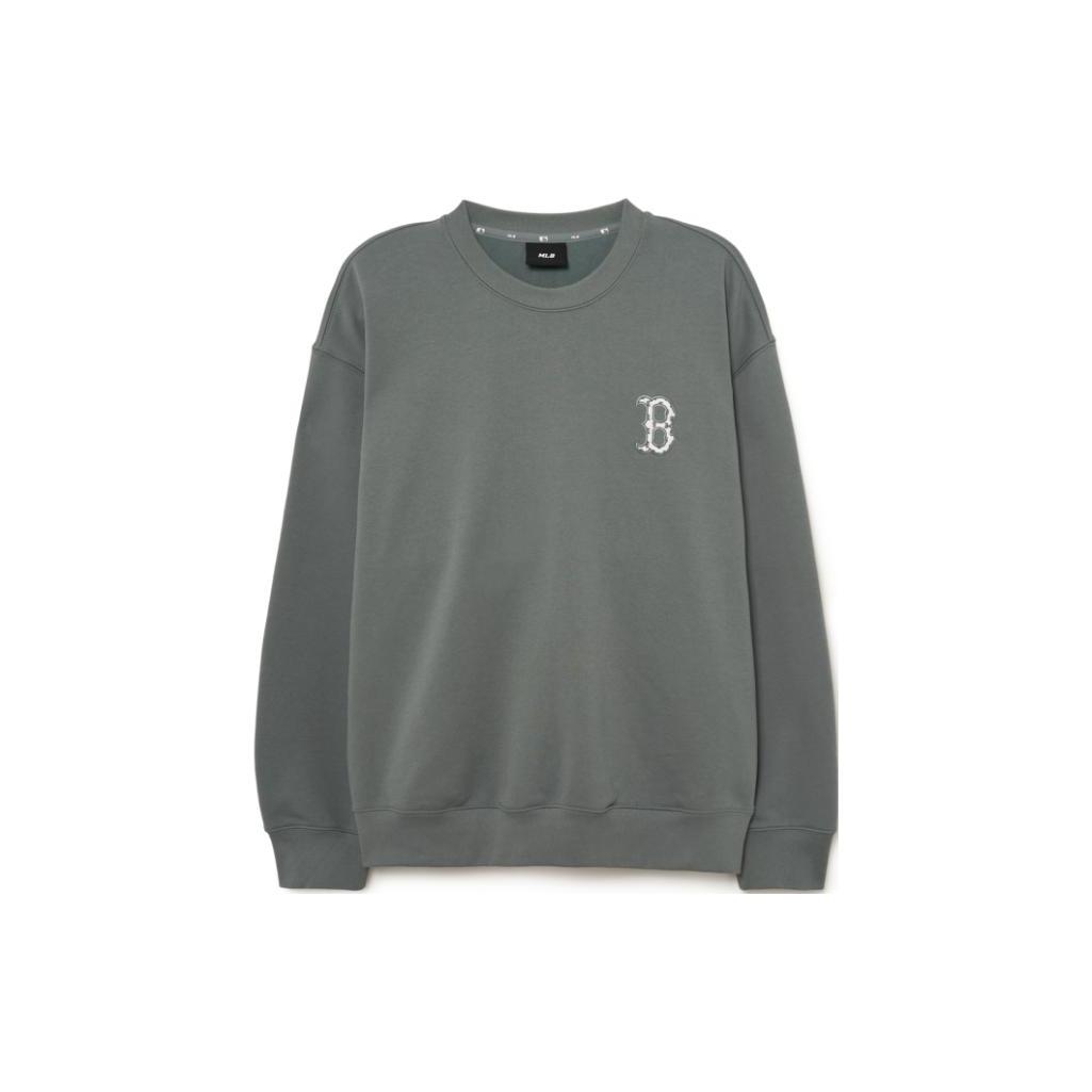 MLB Sweatshirts Men s Dark Gray Crew Neck Moderate Other 3AMTM1234-43GRD S