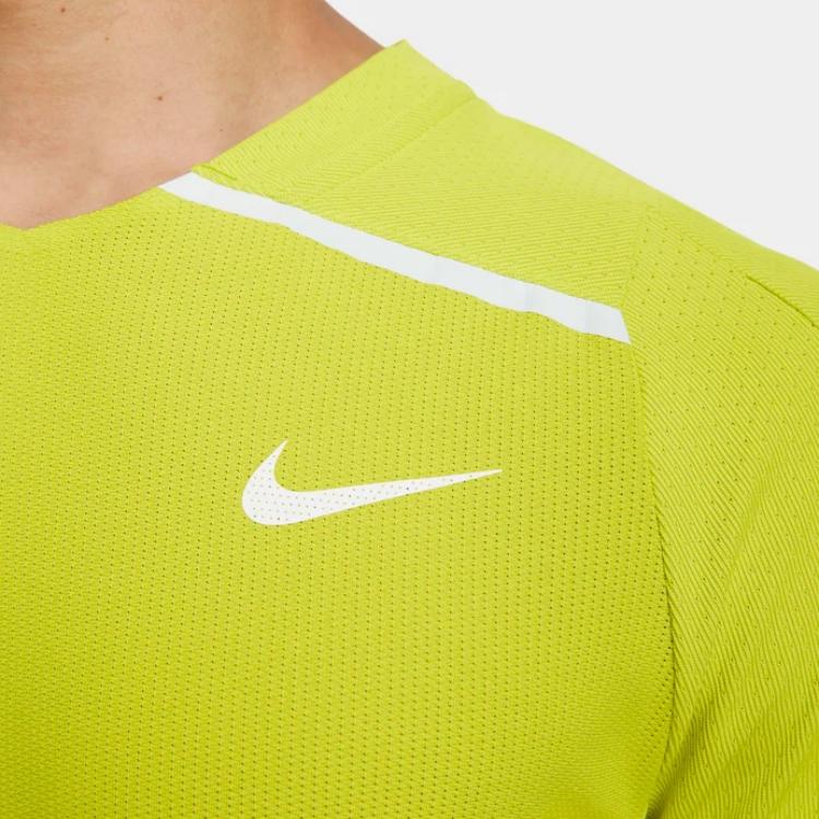 Nike Logo Print Crew Neck Fitted Short Sleeve T-Shirt Men Tops Green DD8540-308