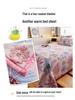 Flannel Snowflake Quilt & Blanket for Sofa or Bed