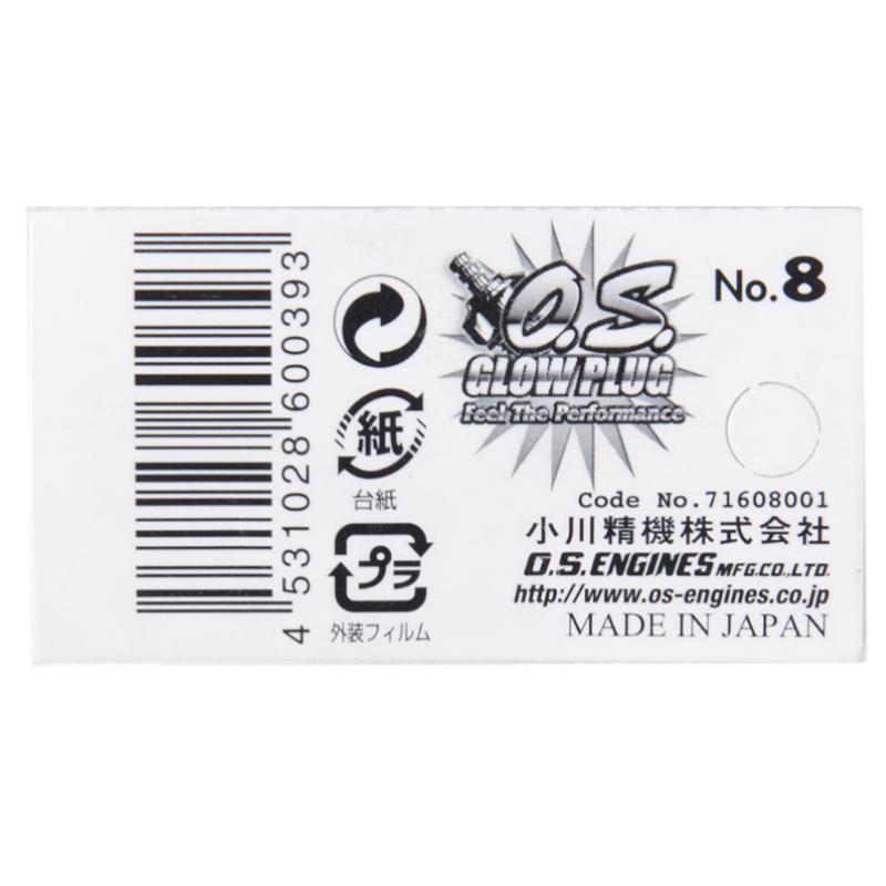 2Pcs Parts Glow Plug OS O.S. 8 No.8 #8 Standard Glow Plug Spark Medium For RC Car Truck Nitro Engine Accessories