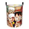 Roronoa Zoro One Piece Luffy Laundry Basket Collapsible Large Clothes Storage Bin Trafalgar Law Eustass Kid Laundry Hamper