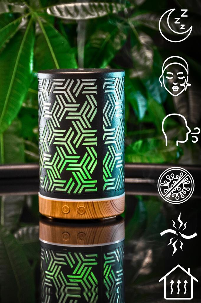 Air Humidifier Aroma Diffuser Women's Day Led Lamp Aromatherapy