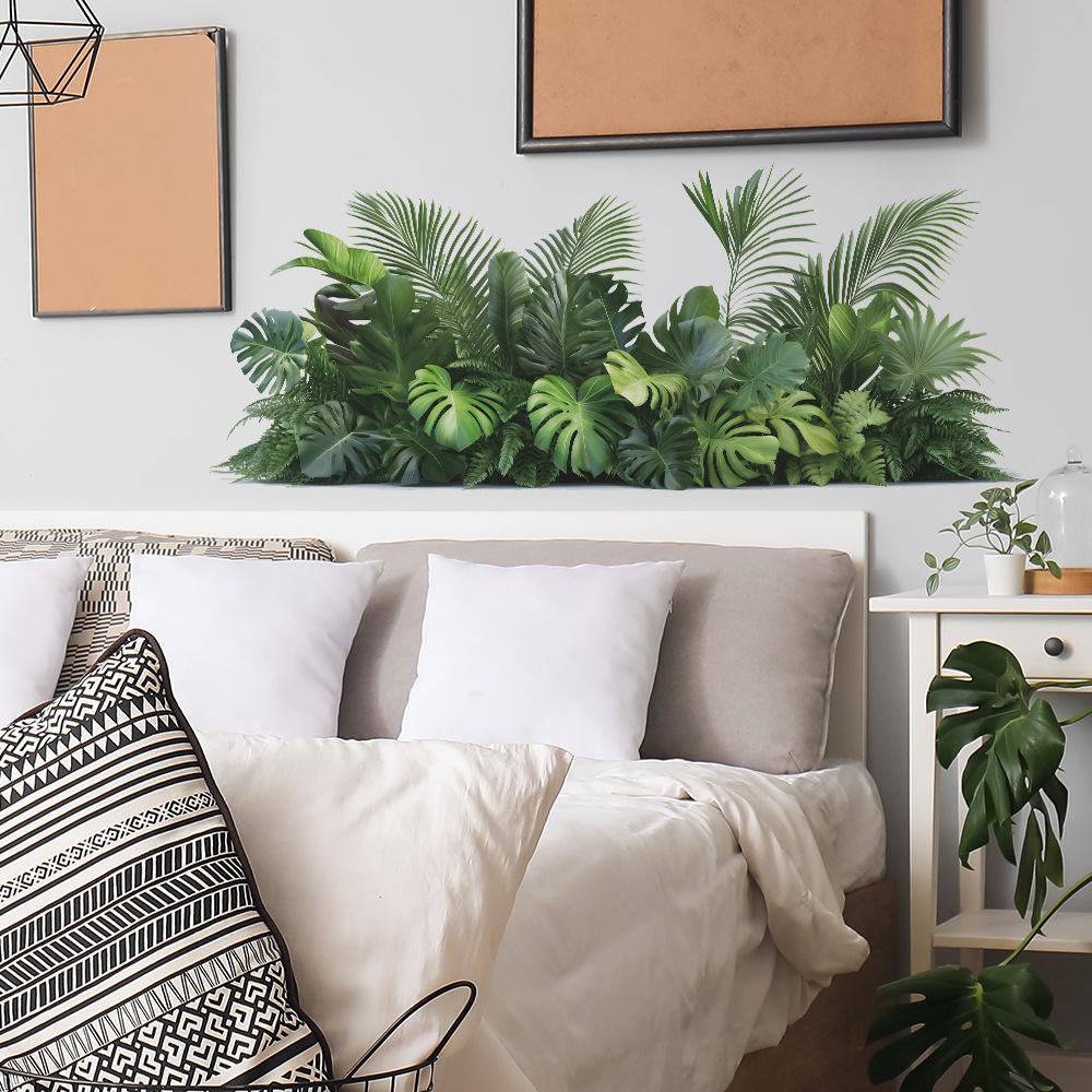 Creative Greenery Turtle Back Leaves Bedroom Living Room Background Landscaping Decorative Wall Stickers