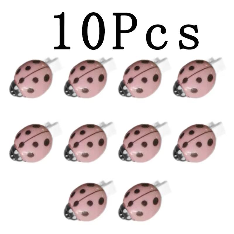 

10/20 шт. Заколки для волос «Божья коровка», Заколки для волос с животными насекомыми, Школьные аксессуары для волос, Для украшения волос