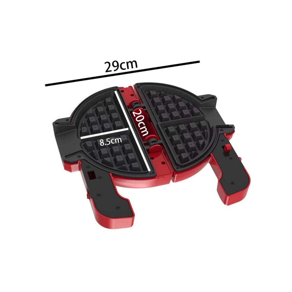 Handheld Waffle Maker DoubleSided Heating Rotating Iron Foldable Kitchen Appliance for