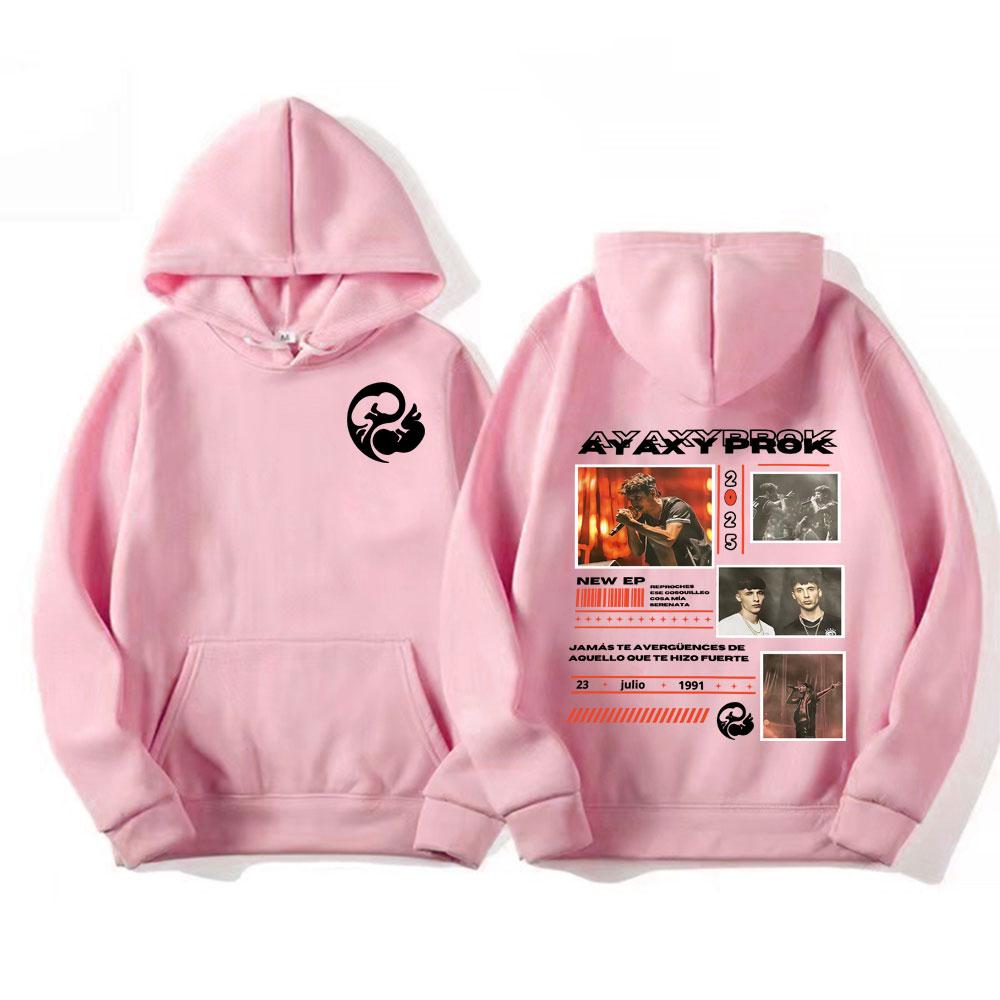Rock Band Ayax Y Prok 2025 Tour New Graphic Hoodies Men Women Harajuku 90s Vintage Hip Hop Pullover Oversized Hooded Sweatshirts