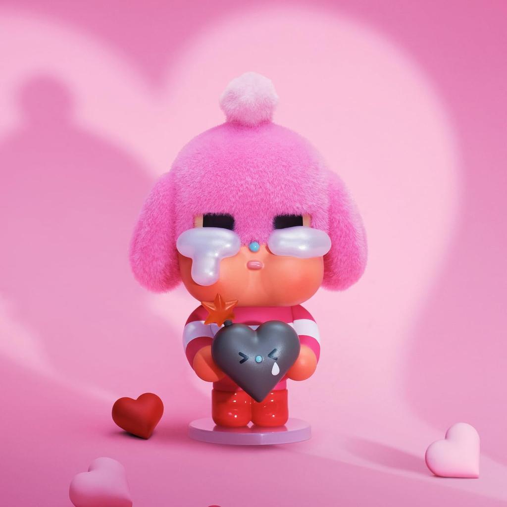 POP MART Crybaby Crying for Love Series Figures, 1PCs Blind Box Figures, Random Design Action Figures Collectible Toys Home Decorations
