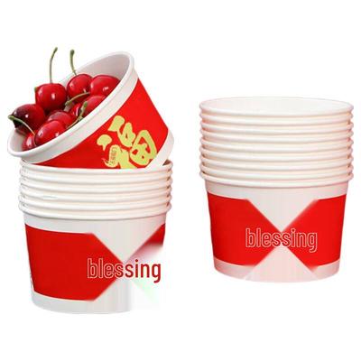 Red Disposable Paper Bowls