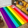 Rainbow Flag Living Room Nonslip Area Rug Soft Carpet For Bedroom Game Playroom Sofa Office Home Decor Doormat Christmas Gift C9301265