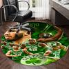 Personalized Boston Celtics Round Chair Office Rug - Perfect for Mat, Office Chair & More - Ideal Gift for Birthdays and Holidays