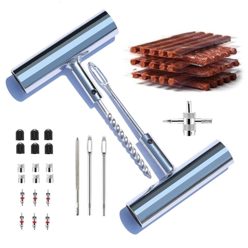 Efficient Car Tyre Repair Set Car Punctured Tyre Repair Set Emergency Fixing Set