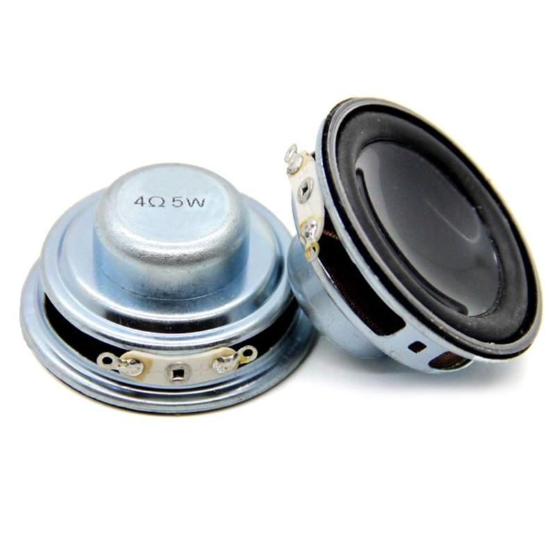 45mm 4Ohm 5W Portable Speaker Full-Ranges Multimedias Speaker Metal Speaker 45mm Internal Magnetic Speaker for Home DIY