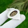 Natural Fruit Jasper Gemstone Pendant Brown 925 Sterling Silver Indian Jewelry
