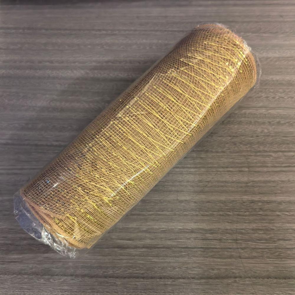 High Quality PP Christmas Decorative Ribbon 18 Colors Handmade Christmas Mesh Roll DIY Decoration Halloween Ribbon Christmas