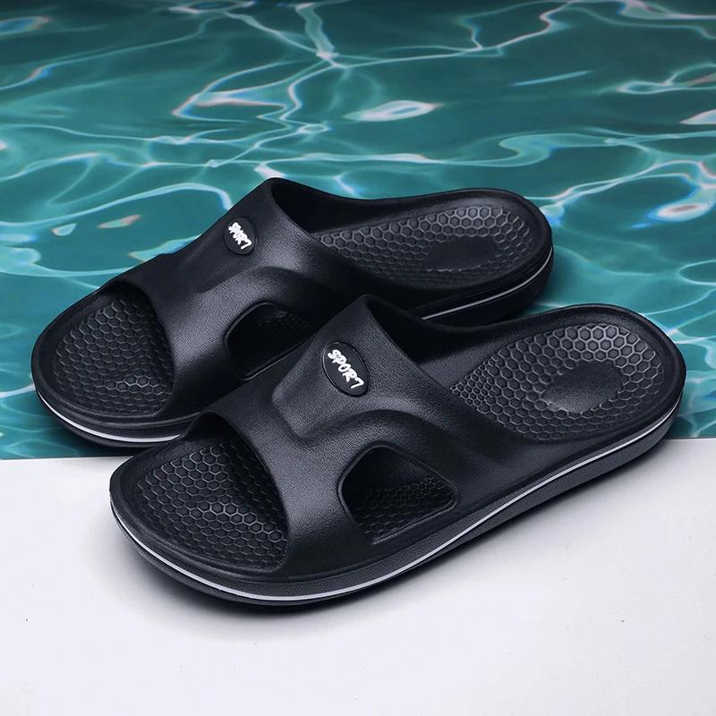 Fashion Men's Summer Ligtweight EVA Indoor Home Sandals Slippers Shoes Men Slippers Outdoor Students Women Comfortable Slides Hombres