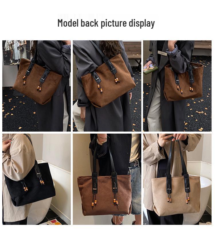 Damen Handtasche mit großem Fassungsvermögen, lässig, aus weichem Leder - 2025 Vielseitiger Single-Shoulder-Achselhöhlen-Stil