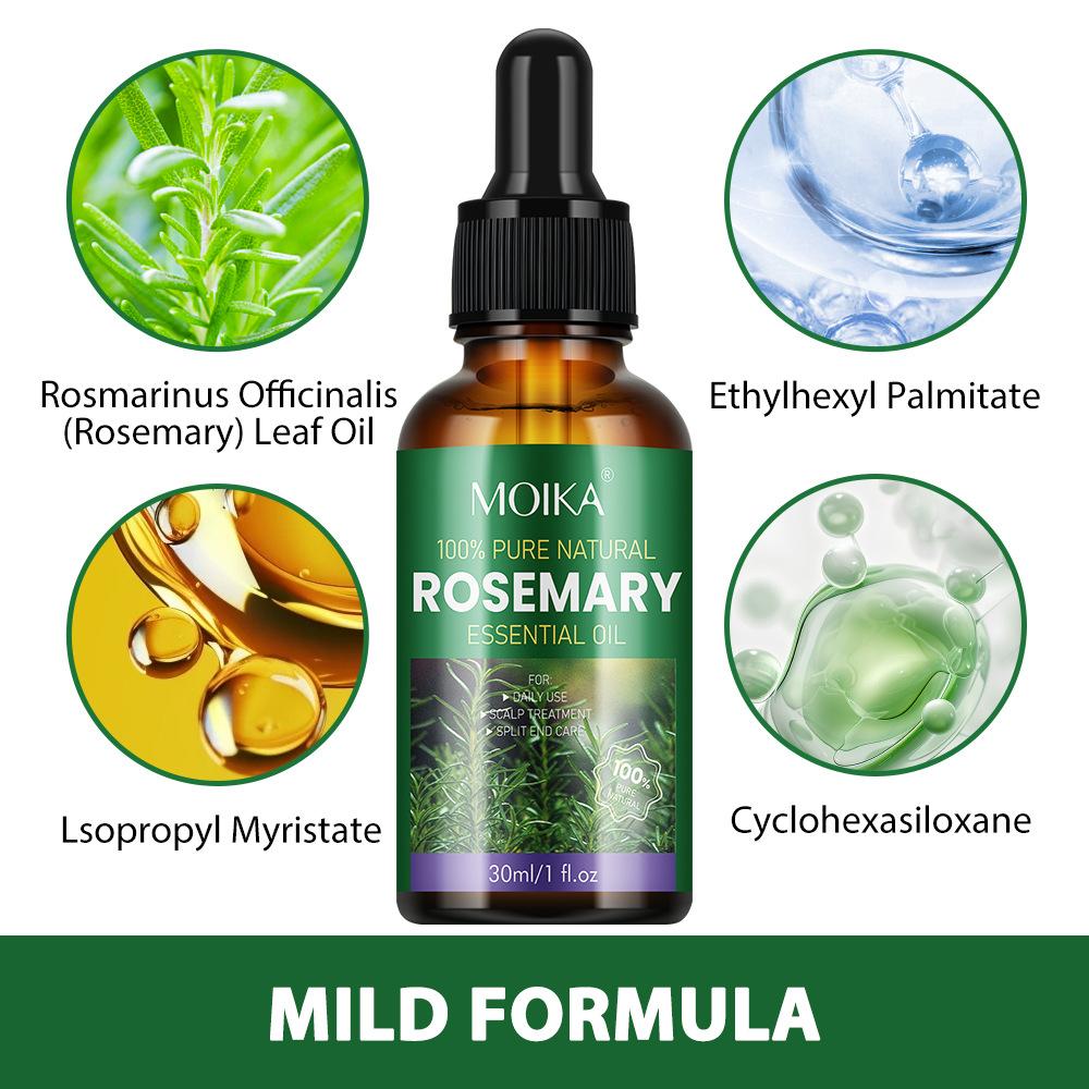 Rosemary Hair Care Essential Oil Body and Hair Treatment Serum Castor Oil Export