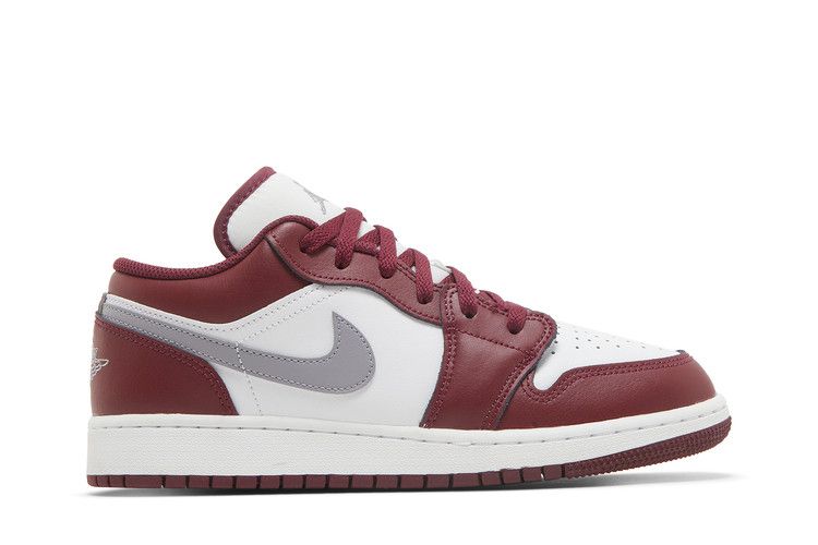 Kids' Sneakers Jordan 1 Low Bordeaux (GS) Cherrywood Red/Cement Grey/White