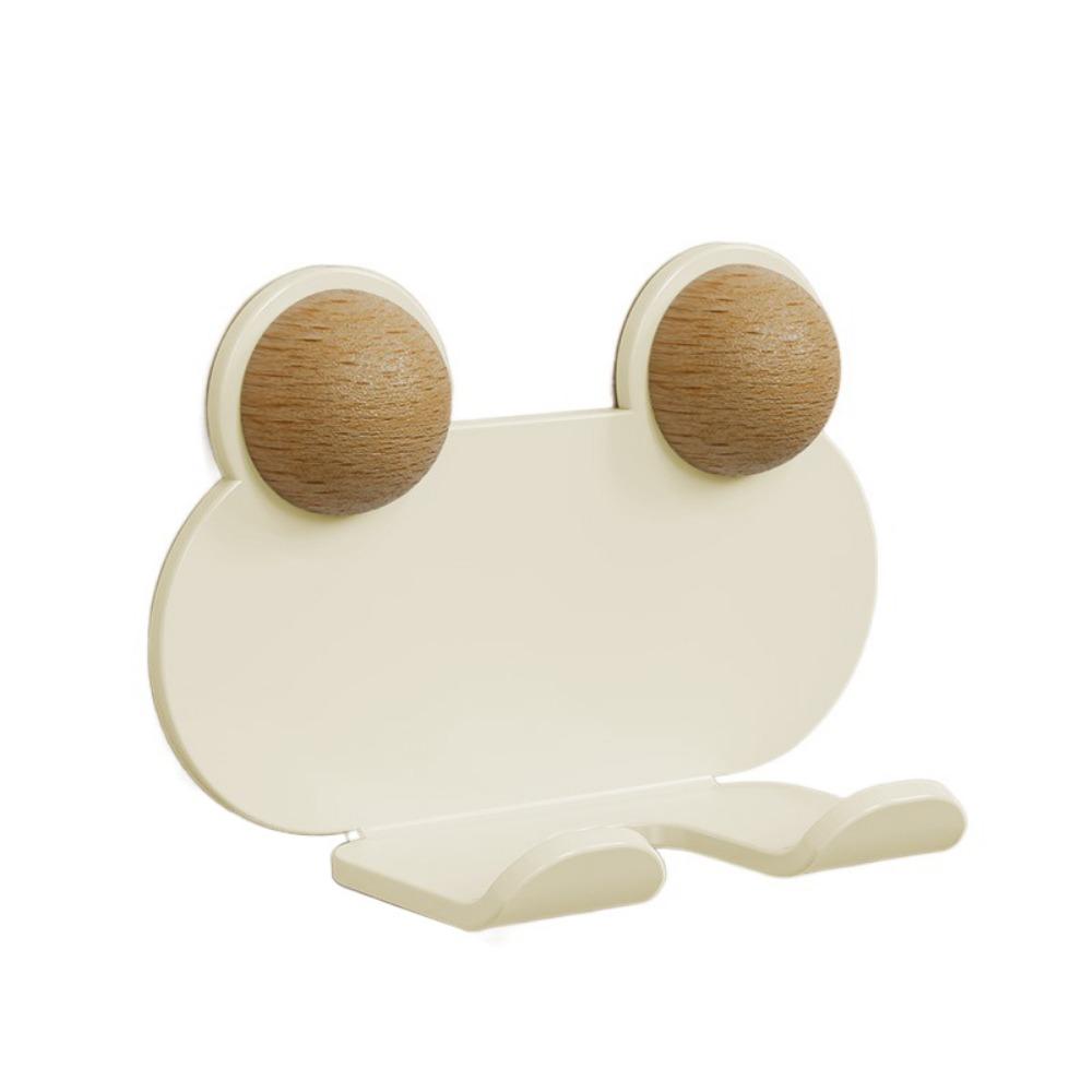 Punch-free Power Plug Socket Holder Cartoon Animals Wall Storage Hook Socket Storage Rack  for Home