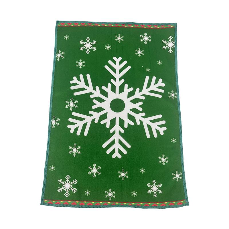 Microfiber Christmas Towel Printing Halloween Towel Kitchen Hand Towel To Print