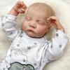 17-Inch Levi Reborn Doll: Full Silicone, Water-Friendly Simulation Baby.