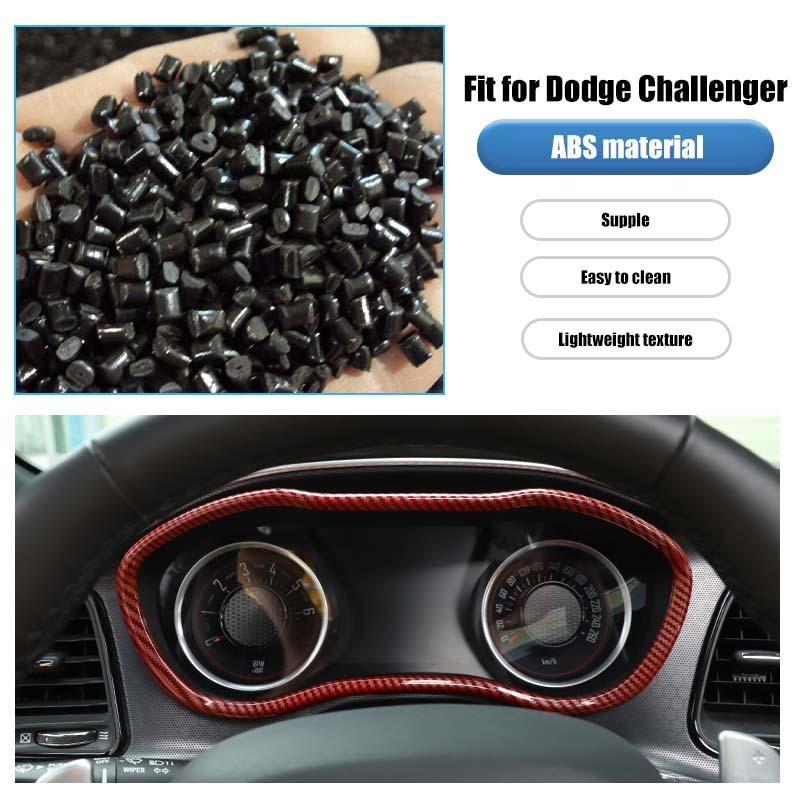 Instrument Panel Decoration Protective Cover For  Dodge Challenger 2015 Up Car Interior Accessories