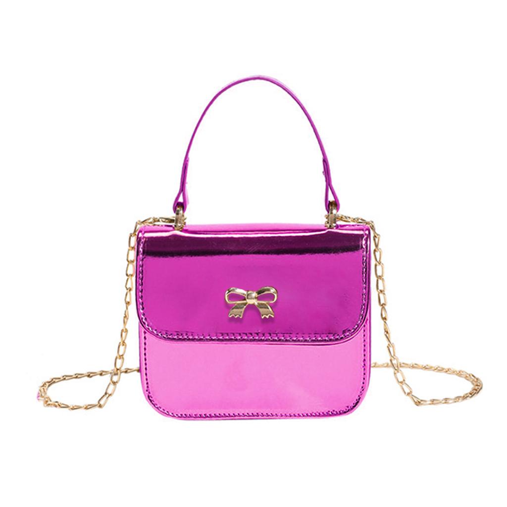 Multifunctional Shoulder Bag Chain Handbag PU Crossbody Bags Fashionable Evening Party Clutch for Women Girls
