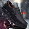 Winter Plüsch Lederschuhe Herren Halbschuhe Weiches Rindsleder Herren Freizeitschuhe Neue Herrenschuhe Schwarz Braun Slip-on Herrenschuhe