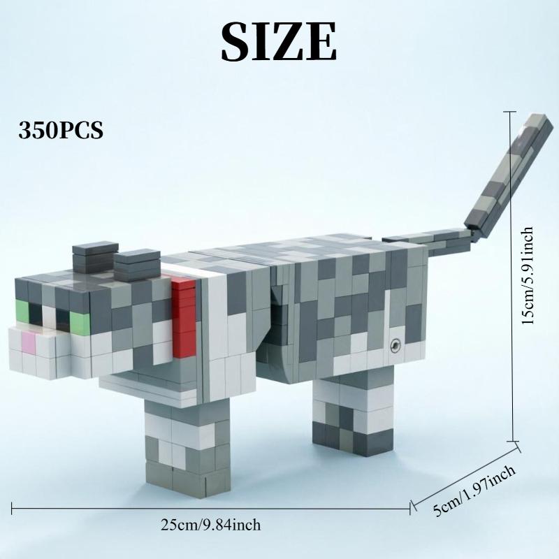 

Pixel Cat Building Blocks – Creative DIY Toy for Teens & Adults, Holiday Gift, Home Decor, Stress Relief, Global Shipping