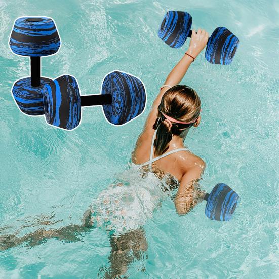 Akvatiske manualer EVA-skum vannvekter basseng motstand treningsstenger for aerobic fitnesstrening vekttap muskeltoning