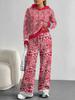 Gradual Change European and American Autumn and Winter Casual Long-sleeved Suit Women's Hooded Sweater Trousers Two-piece Set