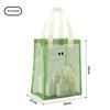 Leisure Travel Breathable Mesh Handbag, Beach Swimming and Toiletries Storage Bag for Travel Organizer for Closet
