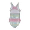 Regatta Girls Katrisse Zebra Print Metallic One Piece Swimsuit