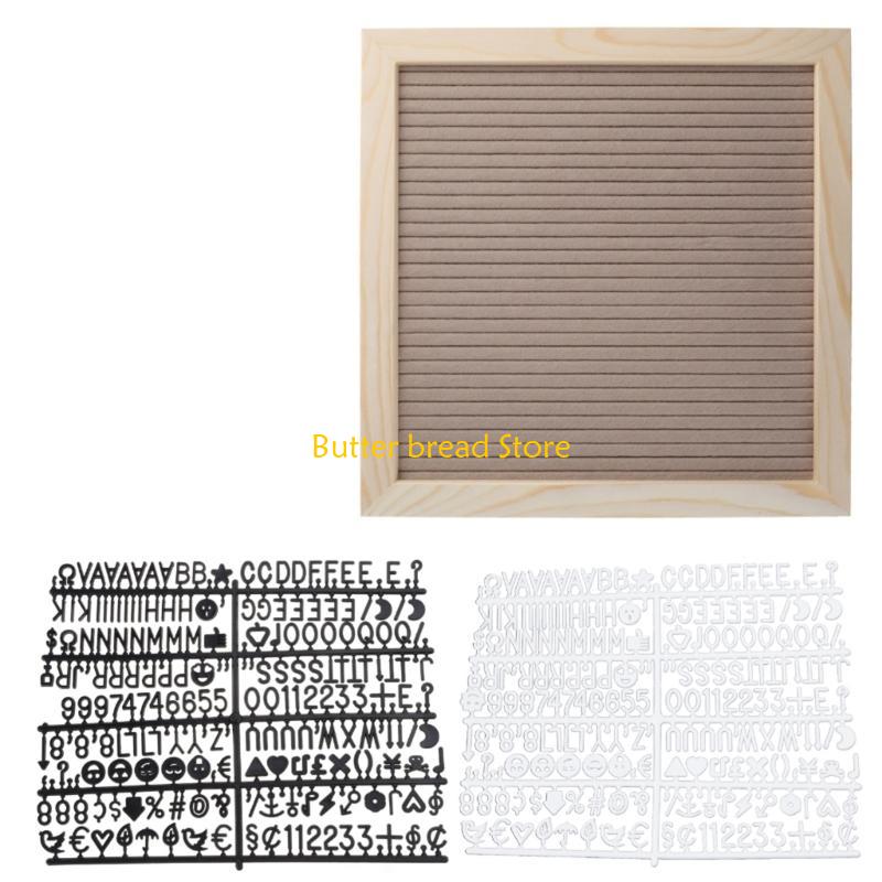 W89C Pregnancy Announcement Board Felt Board Message Board Set Wedding Welcome Sign