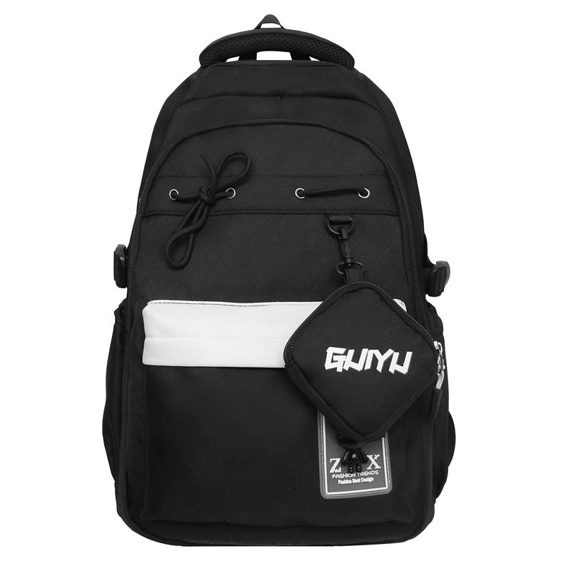 

Schoolbags College Students High School Students Large Capacity College Style Backpack Simple Casual Sports Korean Couple Backpack