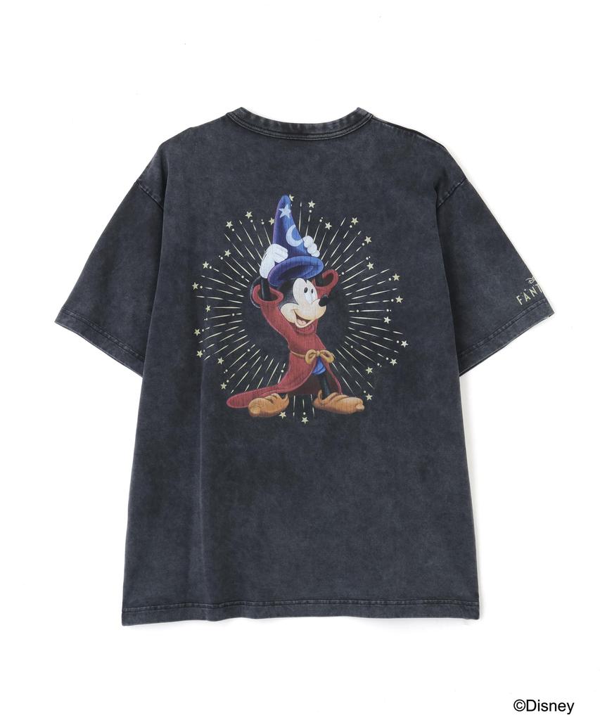 Avirex Collection FANTASIA MICKEY MOUSE PRINT M 410 Charcoal T-SHIRT Men's 783-5234024